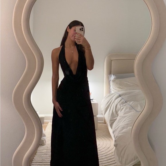 Peppermayo Dresses & Skirts - Black chiffon maxi dress